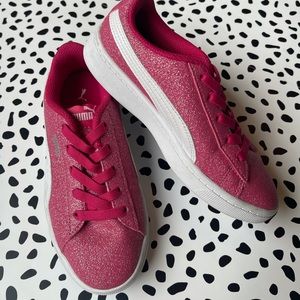 Girls Puma Glitz Glam Shoes Size 2.5
